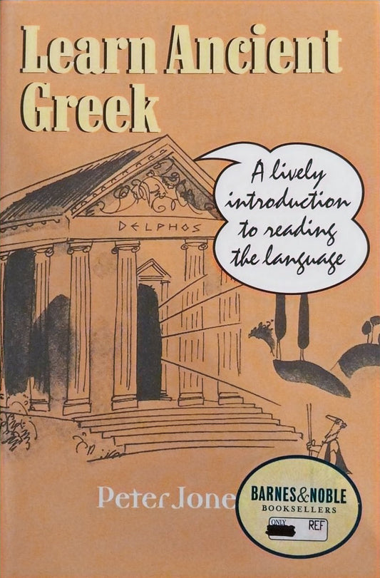 Learn Ancient Greek: A Lively Introduction to Reading the Language by Peter Jone image 0