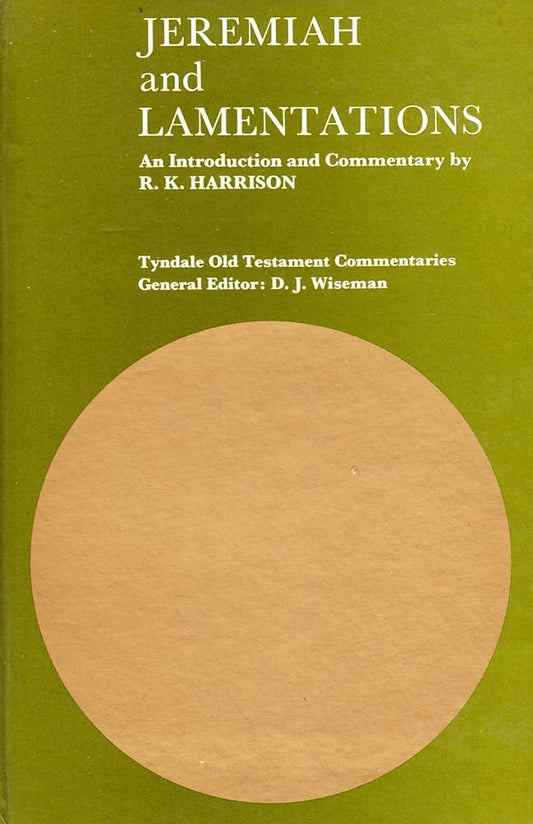 Jeremiah and Lamentations (Tyndale Old Testament Commentaries) by R.K. Harrison image 0