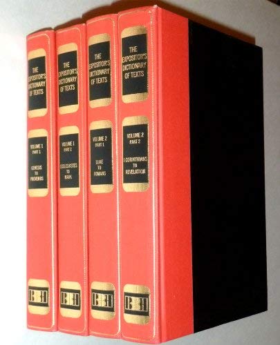 Expositor's Dictionary of Texts Containing Outlines, Expositions, and Illustrati image 0
