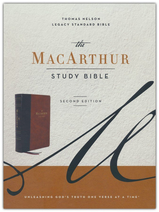 LSB MacArthur Study Bible, Brown Leathersoft