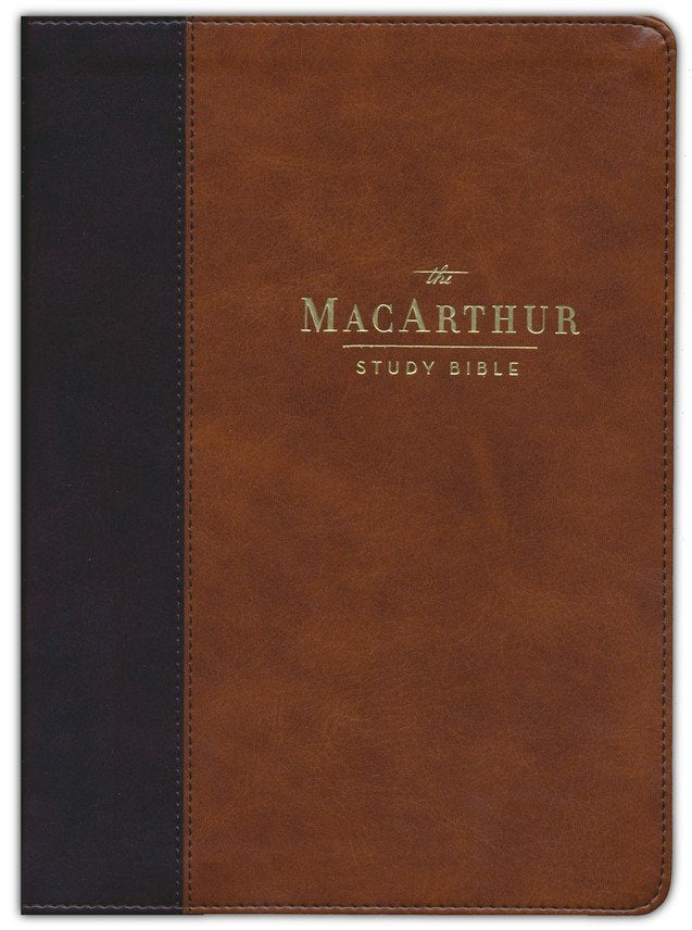 LSB MacArthur Study Bible, Brown Leathersoft