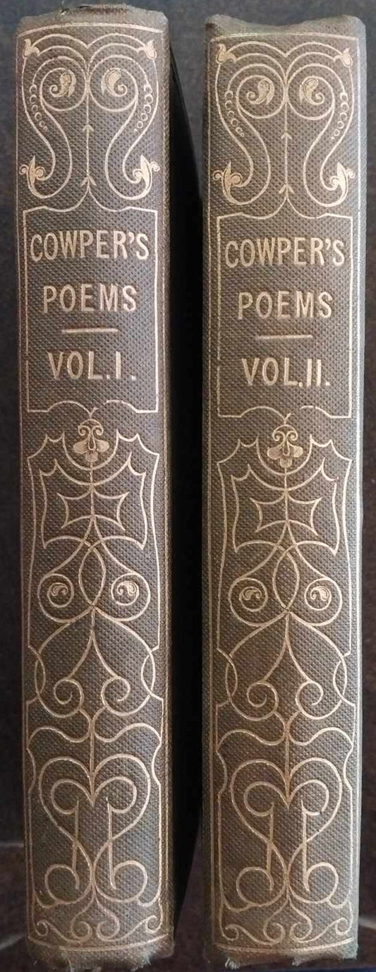 Cowper's Poems 2-Volume Set image 0