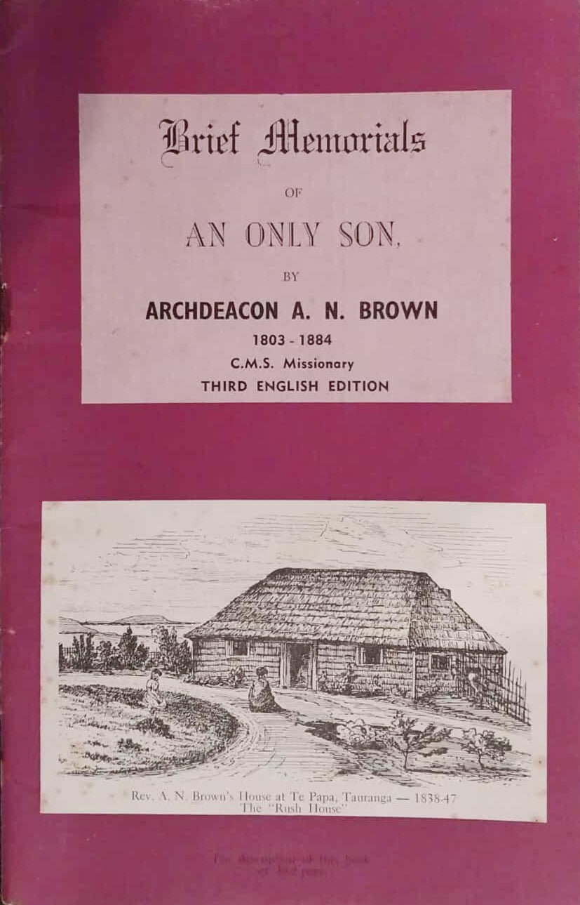 Brief Memorials of An Only Son by A.N. Brown image 0