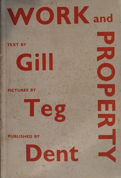Work and Property by Eric Gill