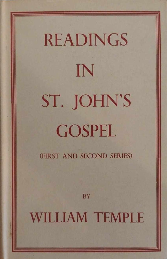 Readings In St. John's Gospel by William Temple image 0