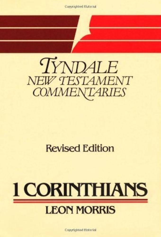 I Corinthians by Leon Morris (Tyndale Beige NT Paperback Series) image 0