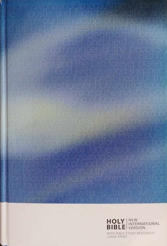 NIV Holy Bible with Bible Study Resources, Large Print image 0