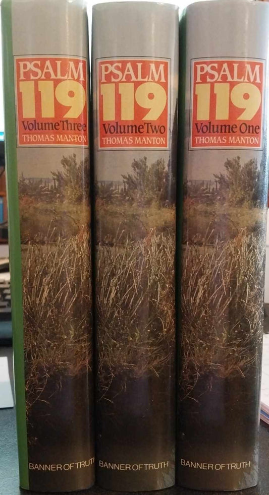 Psalm 119: Three Volume Set by Thomas Manton image 0