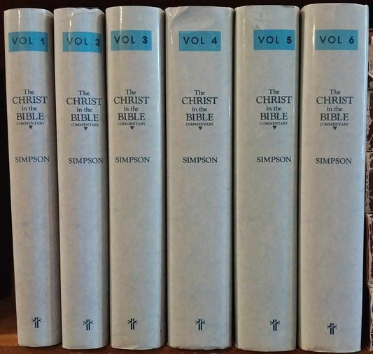 Christ In The Bible Commentary by A.B. Simpson, 6 Volume Set image 0