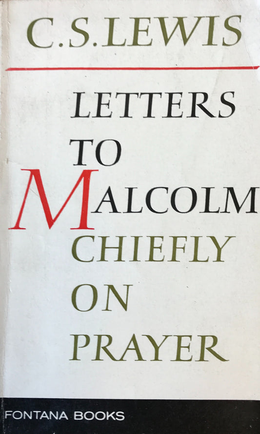 Prayer: Letters to Malcolm by C.S. Lewis image 1