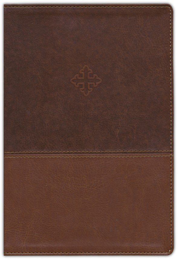 Amplified Study Bible, Large Print, Brown Imitation Leather