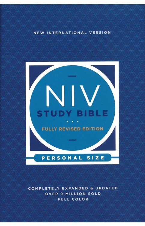 NIV Personal-Size Study Bible, Fully Revised Edition, Comfort Print, hardcover (red letter)