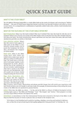 NIV Biblical Theology Study Bible, Hardcover, Comfort Print
