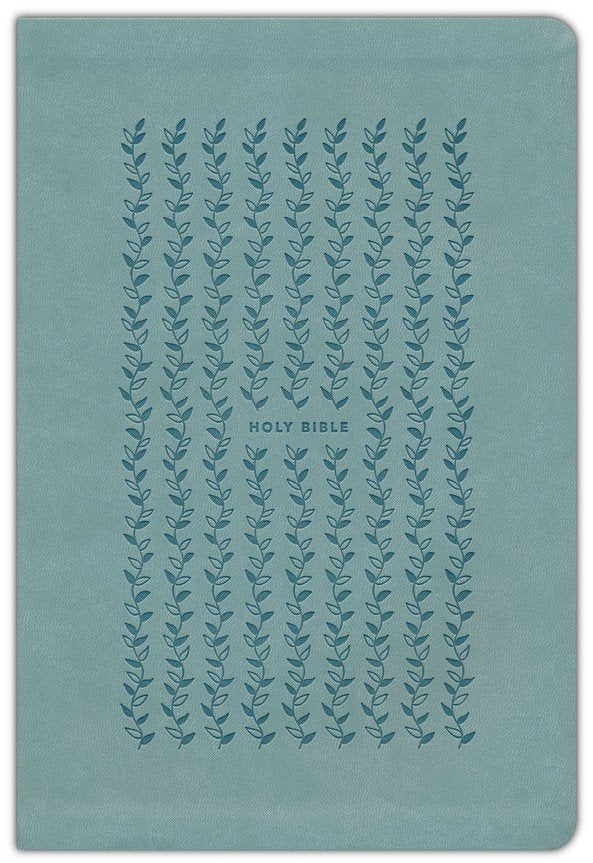NLT Large Print, Premium Value Thinline Bible, Filament Enabled, Eucalyptus Teal