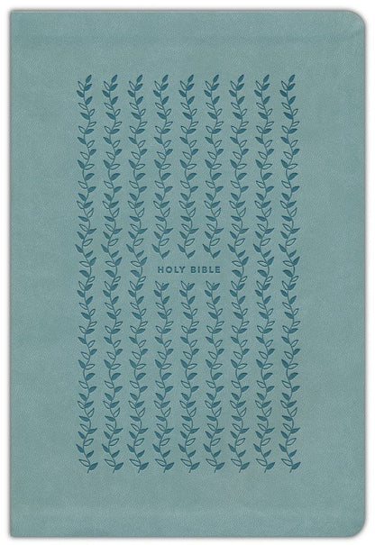 NLT Large Print, Premium Value Thinline Bible, Filament Enabled, Eucalyptus Teal