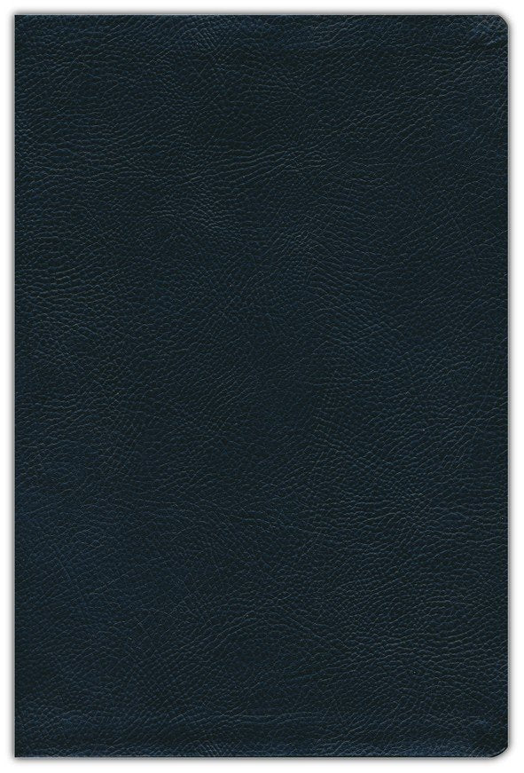 NIV Large-Print Thinline Reference Bible, European bonded leather, black