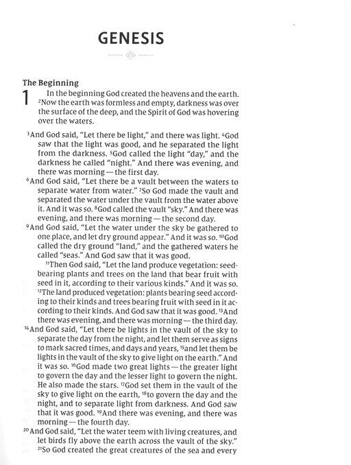 NIV Artisan Collection Bible, Large Print--soft leather-look, sage floral