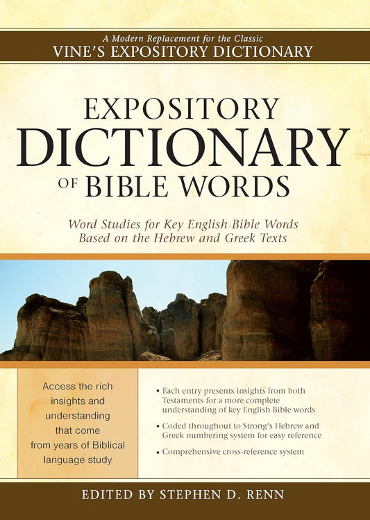 Expository Dictionary of Bible Words edited by Stephen D. Renn image 0