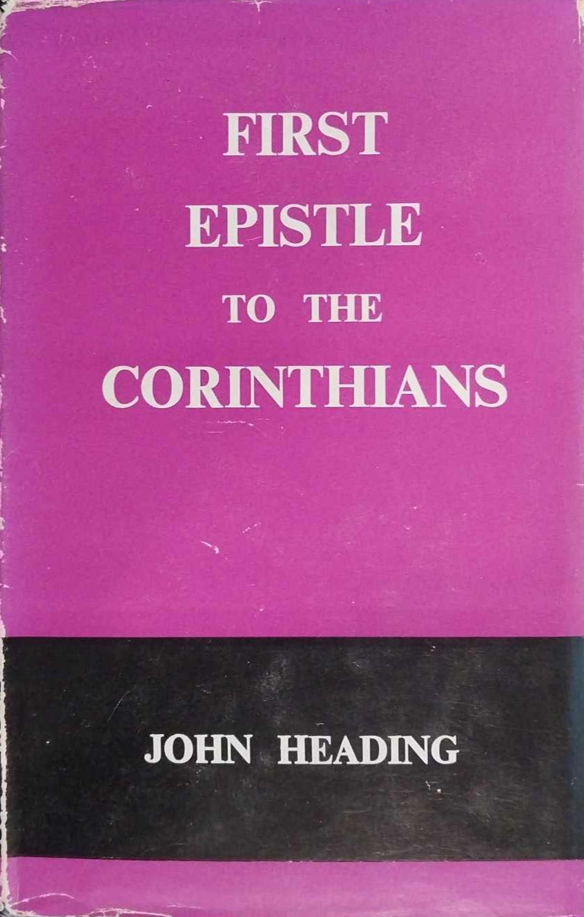 First Epistle to the Corinthians by John Heading image 0