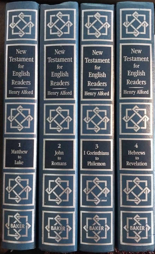 New Testament for English Readers by Henry Alford (4-Volume Set) image 0
