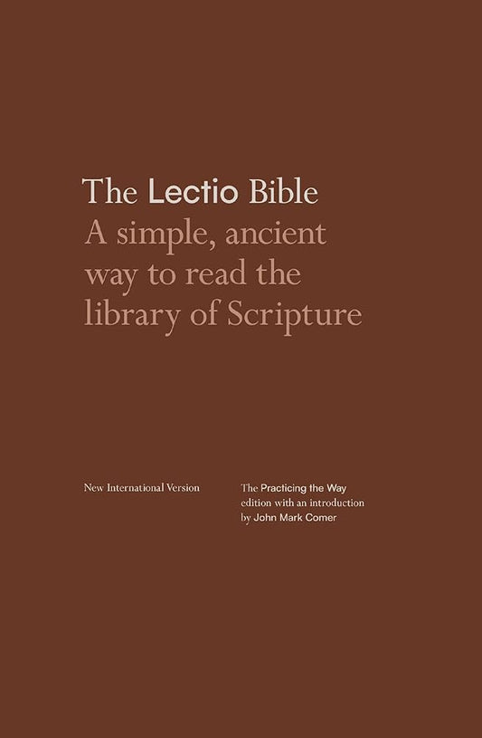 NIV Lectio Bible: The Practicing the Way edition, cloth over board