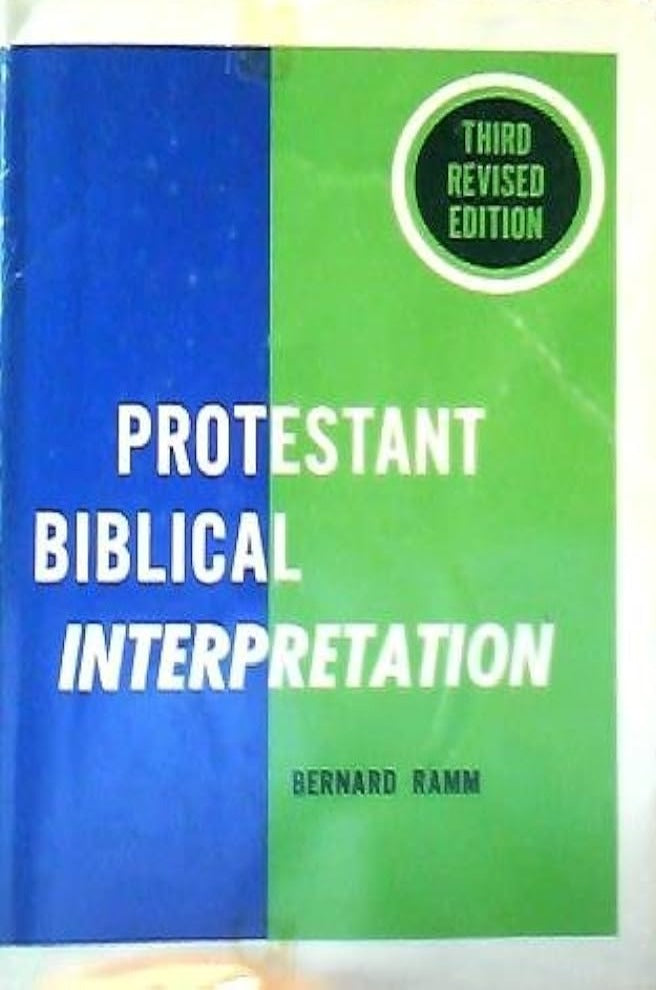 Protestant Biblical Interpretation by Bernard Ramm image 0