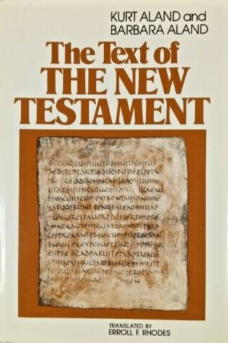 Text of The New Testament by Kurt Aland and Barbara Aland image 0