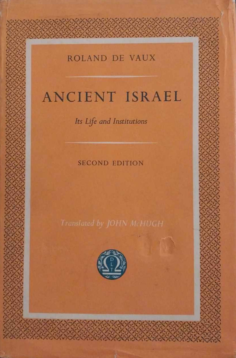 Ancient Israel: Life and Institutions by Roland De Vaux image 0
