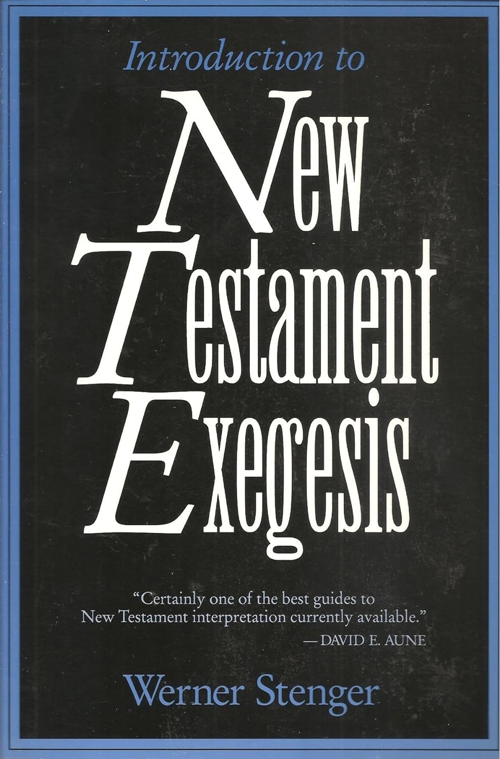 Introduction to New Testament Exegesis by Werner Stenger image 0
