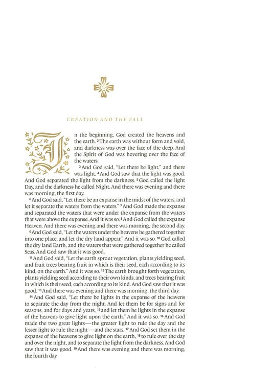 ESV Illuminated Bible, Art Journaling Edition, Green Hardcover