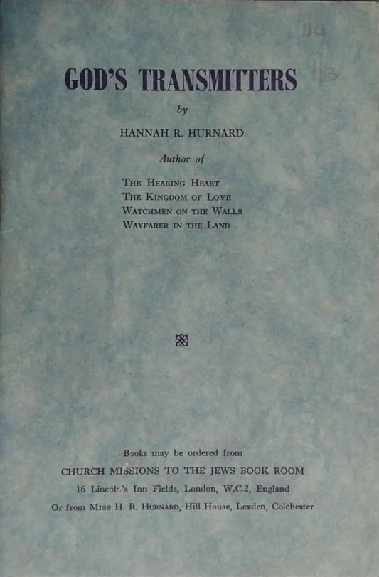 God's Transmitters by Hannah Hurnard image 0