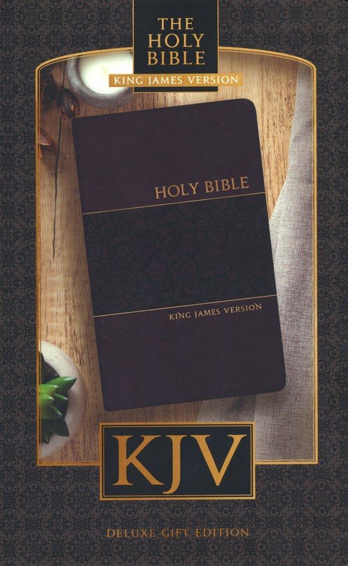 KJV Holy Bible Personal Size Large Print Edition, Thumb Index, Red Letter