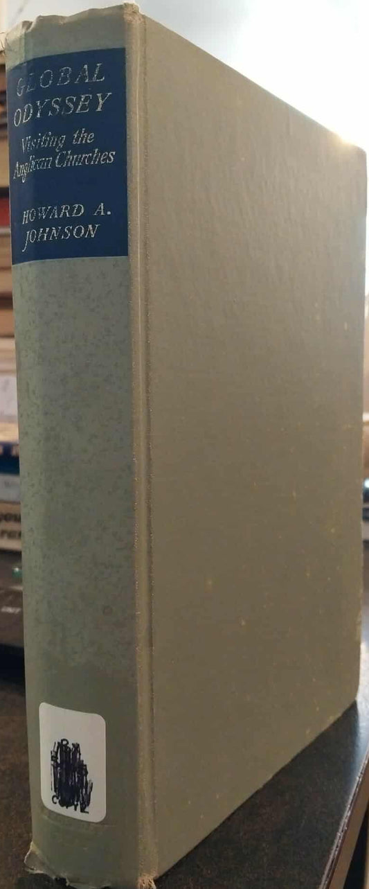 Book titled 'A Goal Odyssey' by Richard A. Johnson on a shelf.