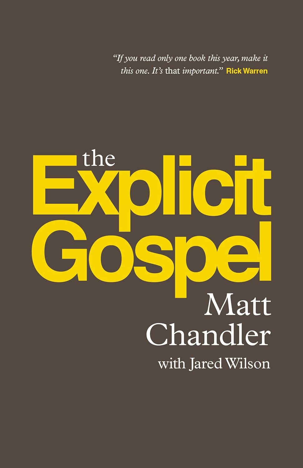 Explicit Gospel by Matt Chandler image 0