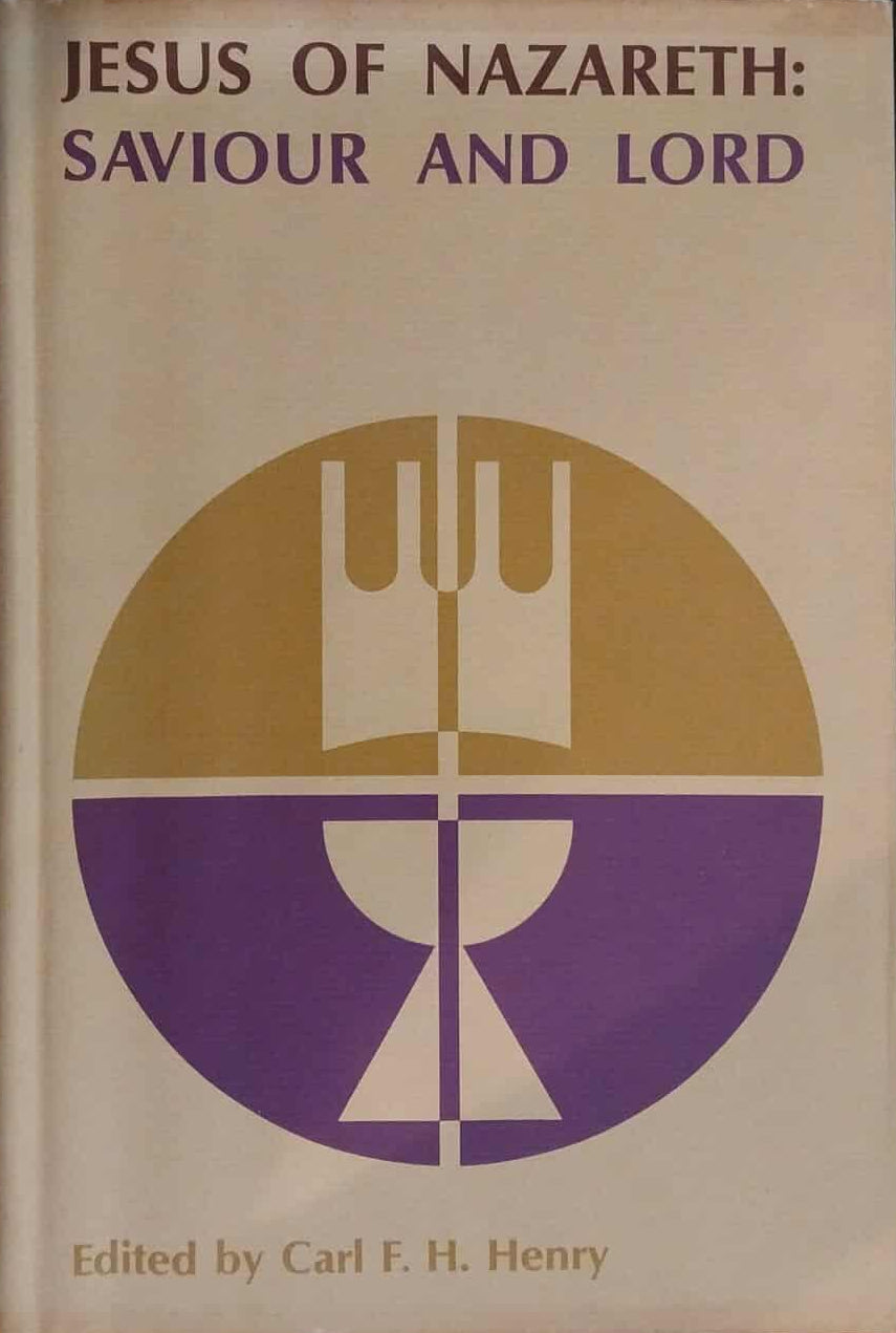 Book titled 'Jesus of Nazareth: Saviour and Lord' with a circular design on the cover.