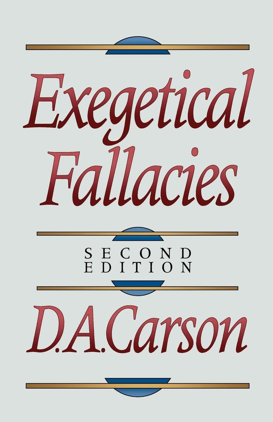 Exegetical Fallacies, Second Edition by D.A. Carson image 0