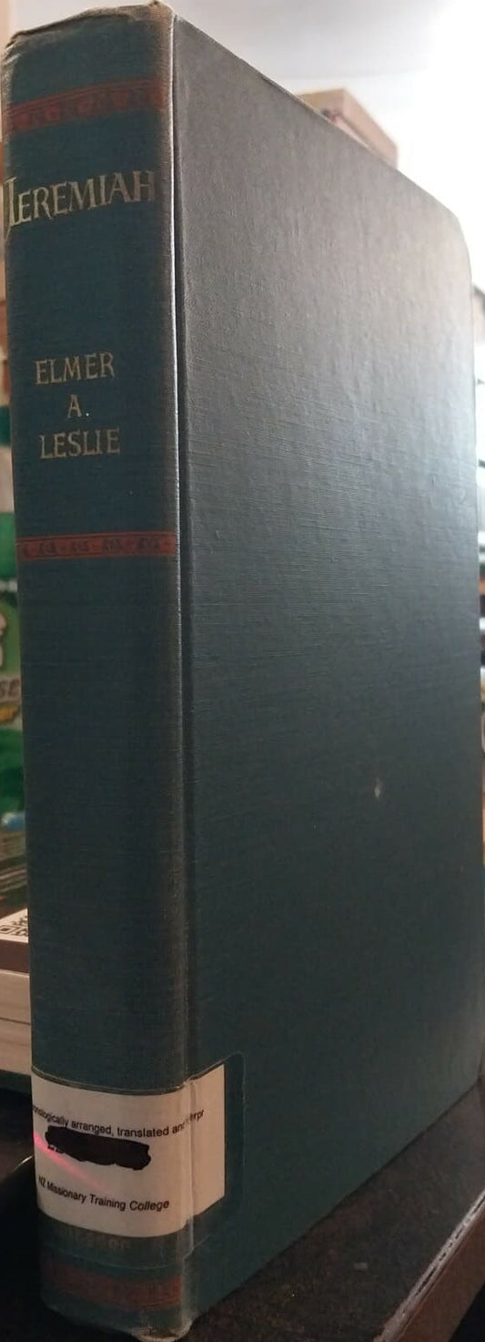 Jeremiah by Elmer A. Leslie