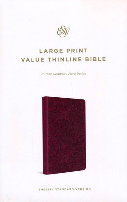 ESV Large-Print Value Thinline Bible, soft leather-look