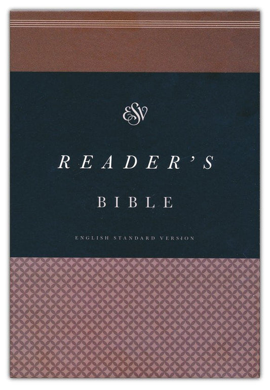 ESV Reader's Bible, soft leather-look, brown & cordovan