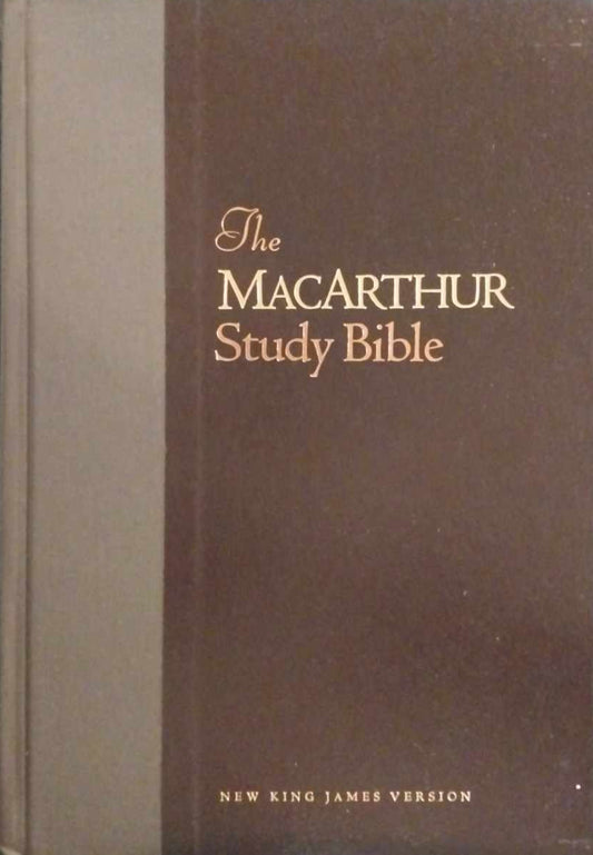 NKJV MacArthur Study Bible, Hardcover image 0