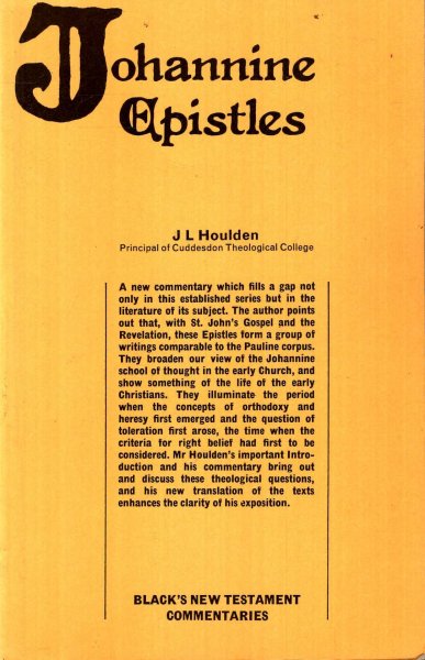 Johannine Epistles (Black's NT Commentaries) by J. L. Houlden image 0