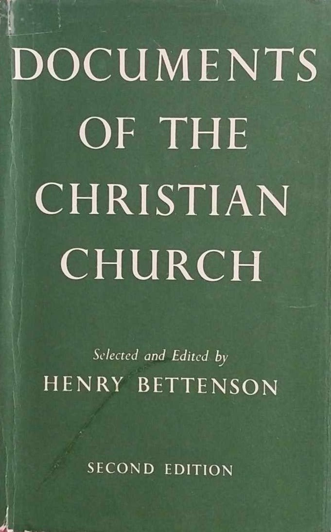 Documents of the Christian Church selected and edited by Henry Bettenson image 0