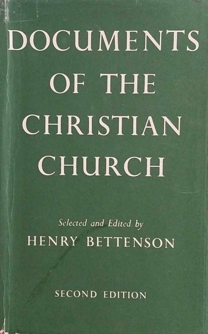 Documents of the Christian Church selected and edited by Henry Bettenson image 0