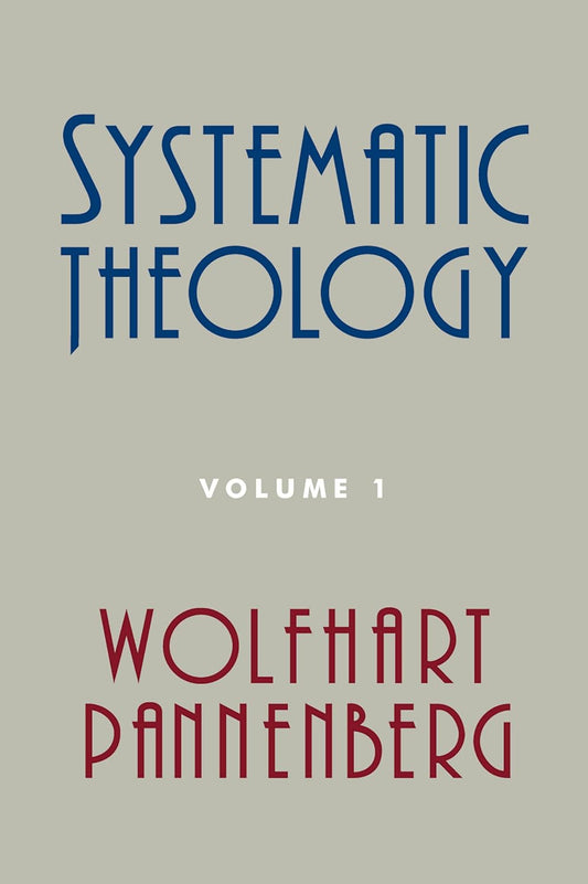 Systematic Theology Volume 1 by Wolfhart Pannenberg image 0