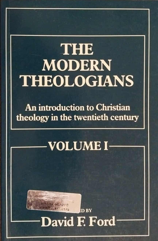 Modern Theologians Vol. 1 by David F. Ford image 0