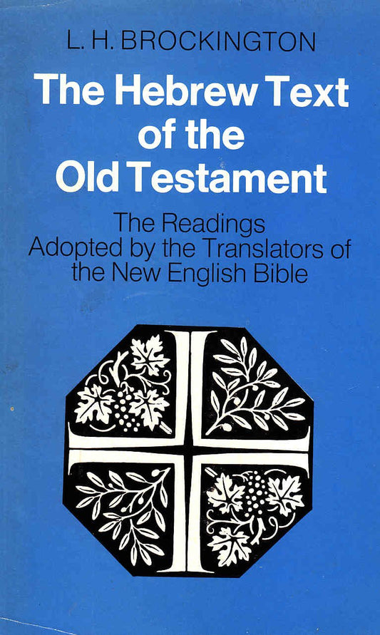 The Hebrew Text of the Old Testament by L.H. Brockington image 0