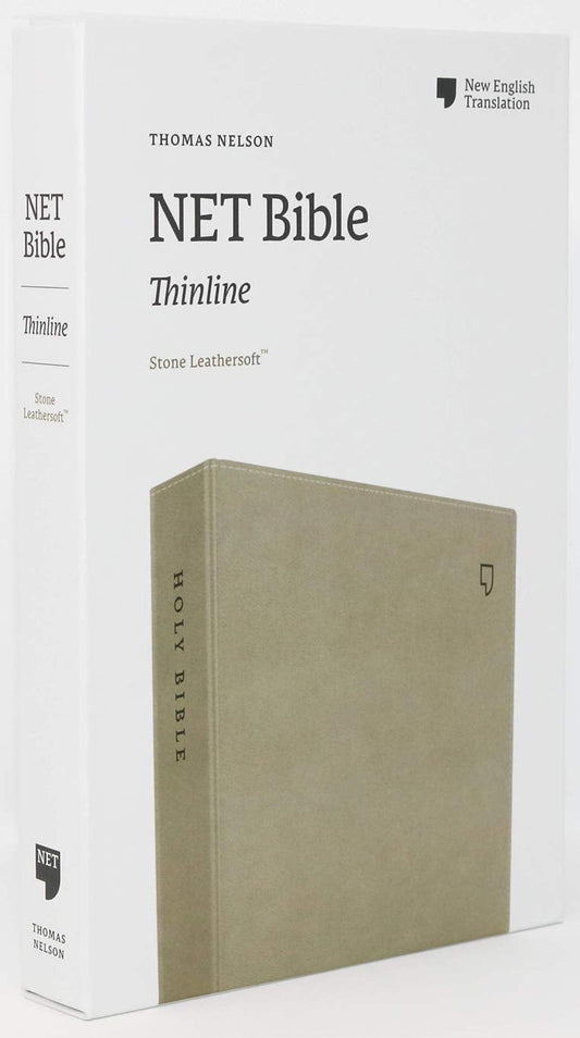 NET Bible, Thinline, Stone Leathersoft