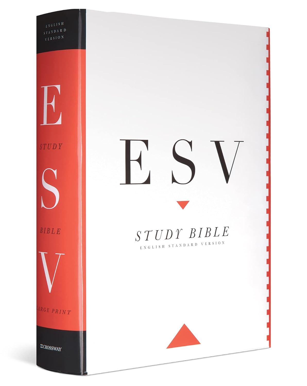 ESV Large Print Study Bible, Hardcover, Thumb Index