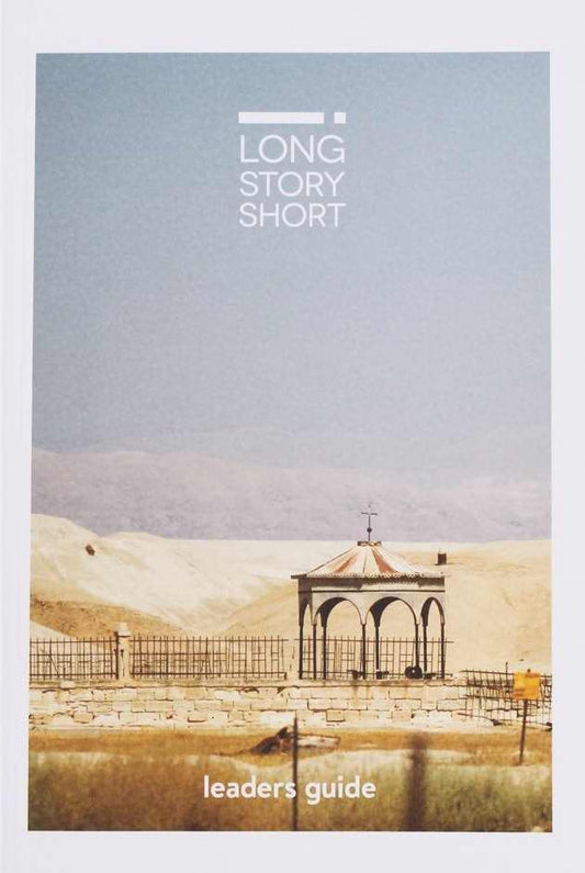 Book titled 'Long Story Short' with a gazebo on a hill in the background