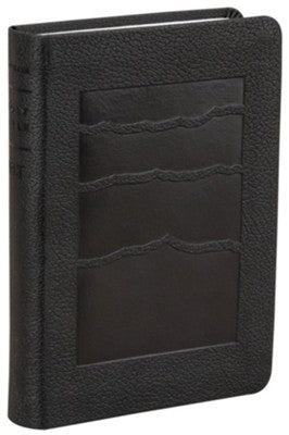 NLT Premium Value Compact Bible, Black Mountainscape LeatherLike, Filament-Enabled